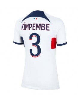 Paris Saint-Germain Presnel Kimpembe #3 Auswärtstrikot für Frauen 2023-24 Kurzarm